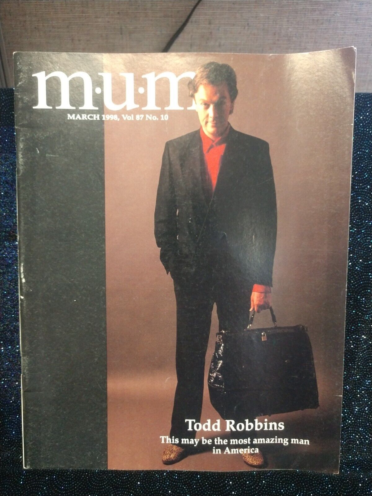 Todd Robbins Sideshow Issue MUM Magazine 1998 Vol. 87 No. 10