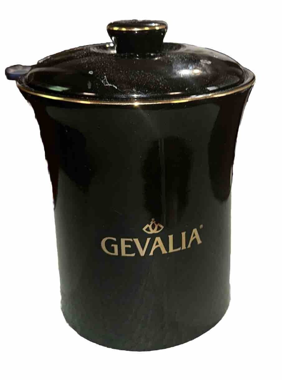 GEVALIA Coffee Canister Storage Container Jar Air Tight Seal Lid.