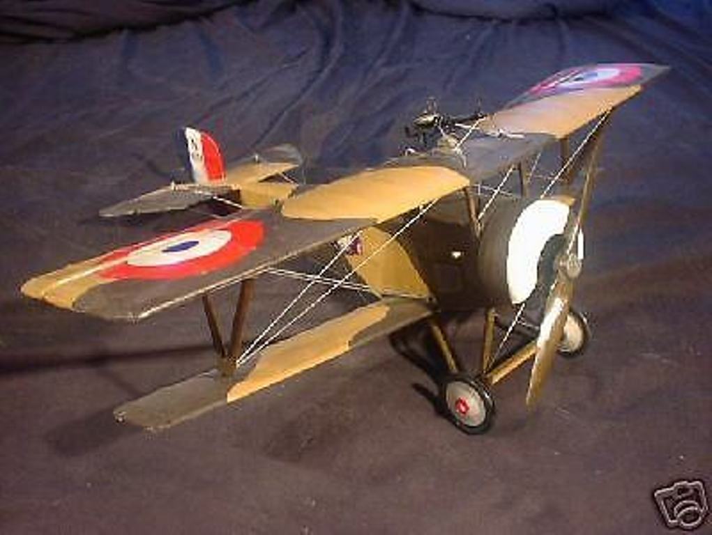 Nieuport 11 Bebe Airplane Desktop Wood Model Regular New 