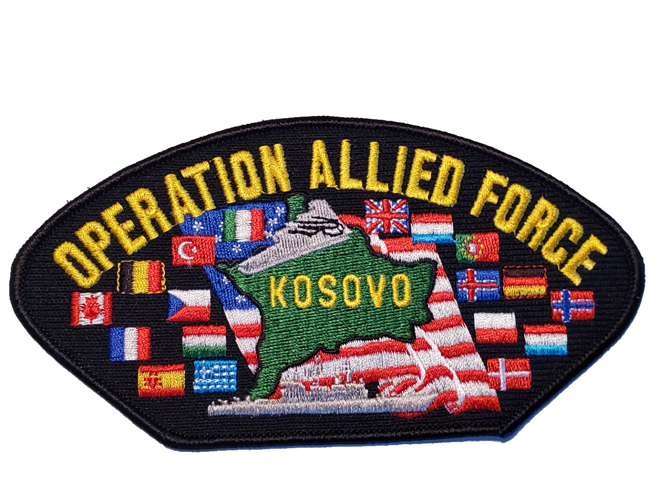 Operation Allied Force Kosovo Patch - Great Color - Veteran Owned Business