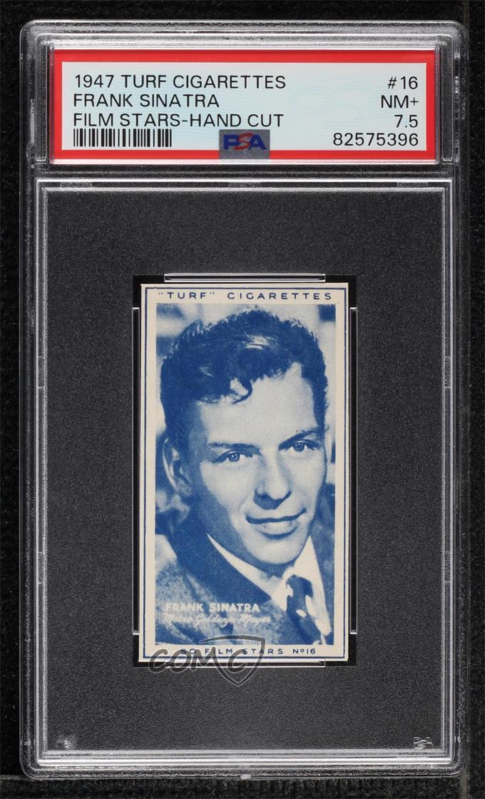 1947 Turf Cigarettes Film Stars Frank Sinatra #16 PSA 7.5 3q4
