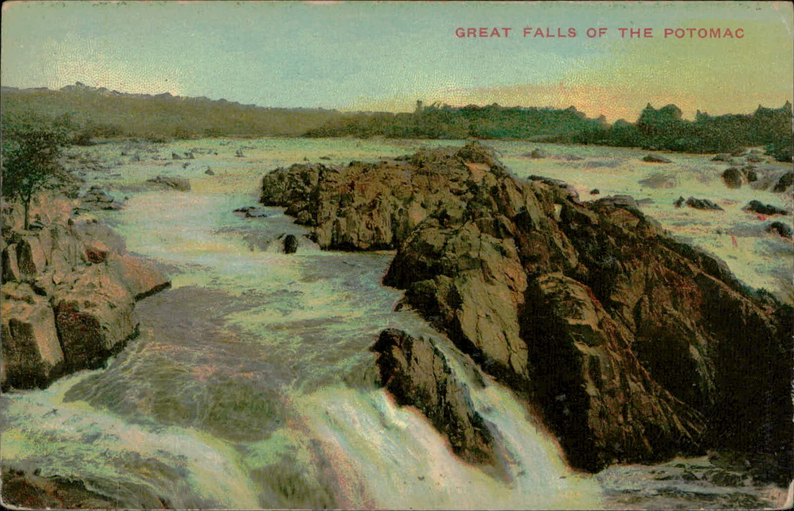 Postcard: GREAT FALLS OF THE POTOMAC