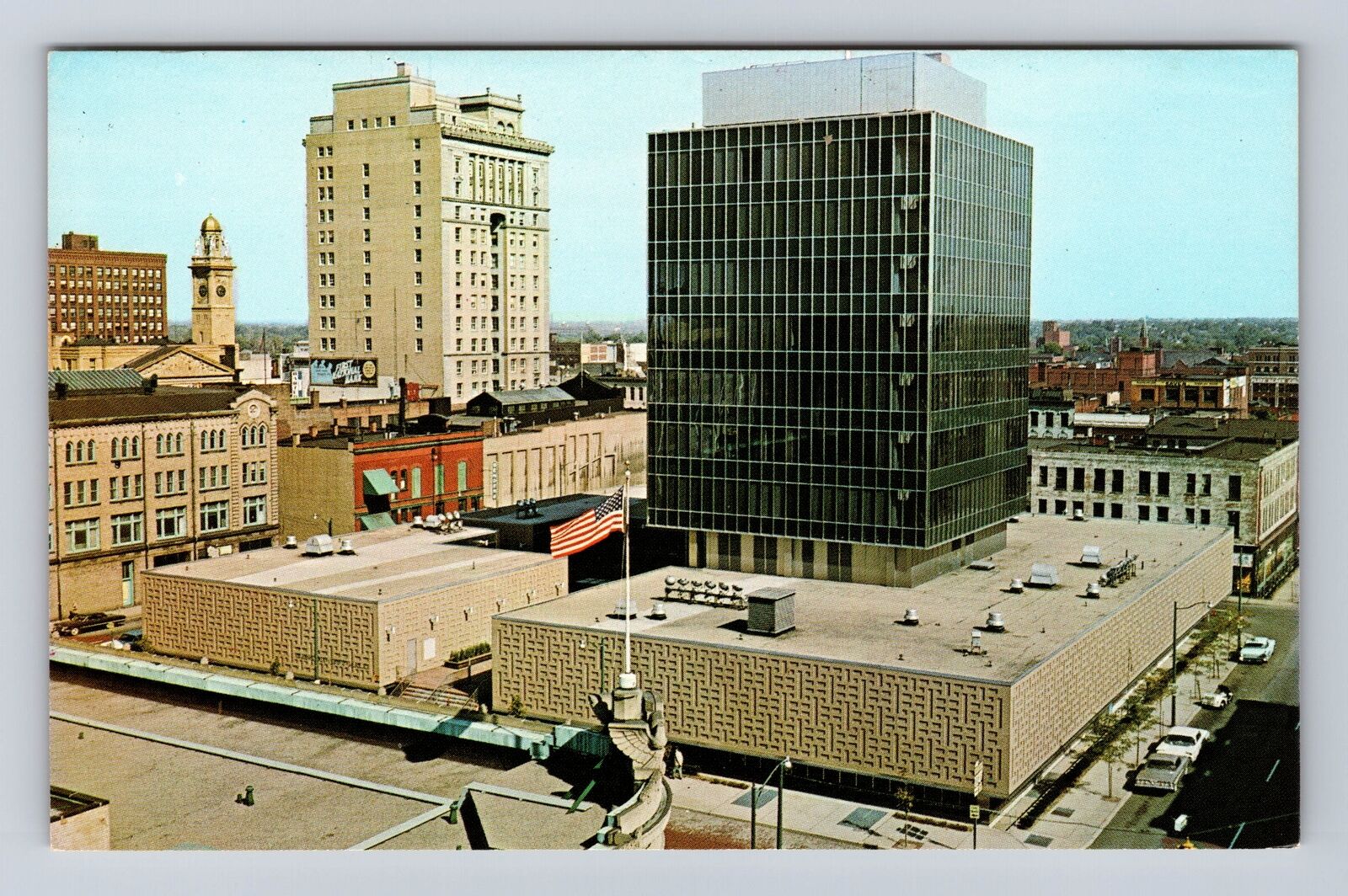 Canton OH-Ohio, City Hall, Antique, Vintage Souvenir Postcard