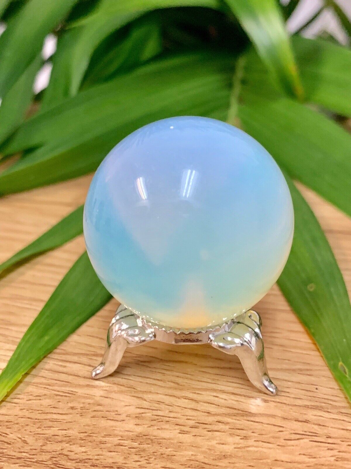 40mm Opalite Sphere Opalite Crystal Ball Gemstone Specimen Reiki Chakra Wicca