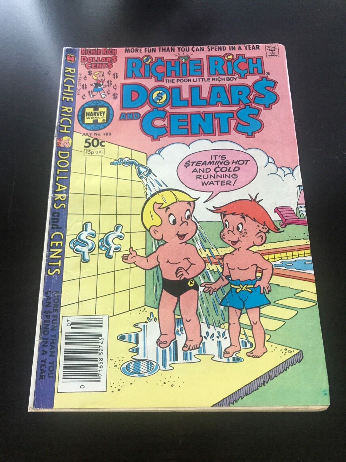 Richie Rich Comic  # 103 1981 DOLLARS and CENTS Warren Kremer Ernie Colon VGC