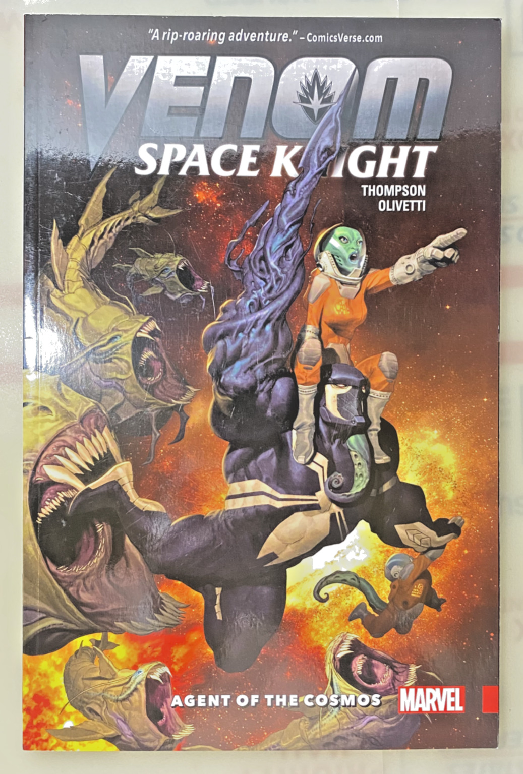 venom space knight agent of the cosmos ISBN 978–0– 7 851–9 654–9