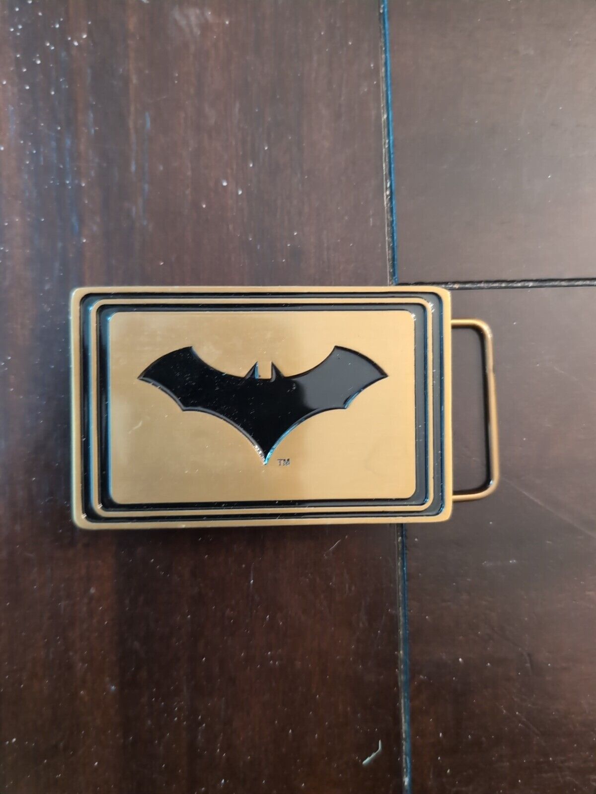 Worlds Finest Bronze Batman Belt Buckle