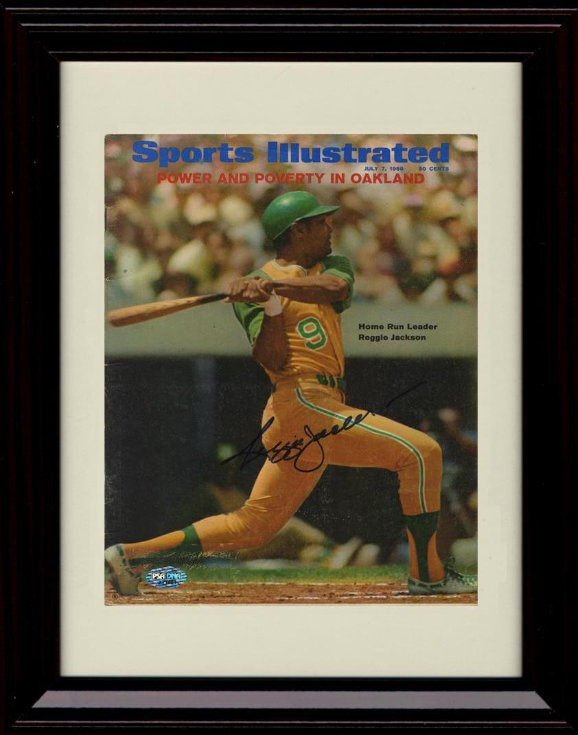 Gallery Framed Reggie Jackson - Sports Illustrated Home Run Leader - Oakland