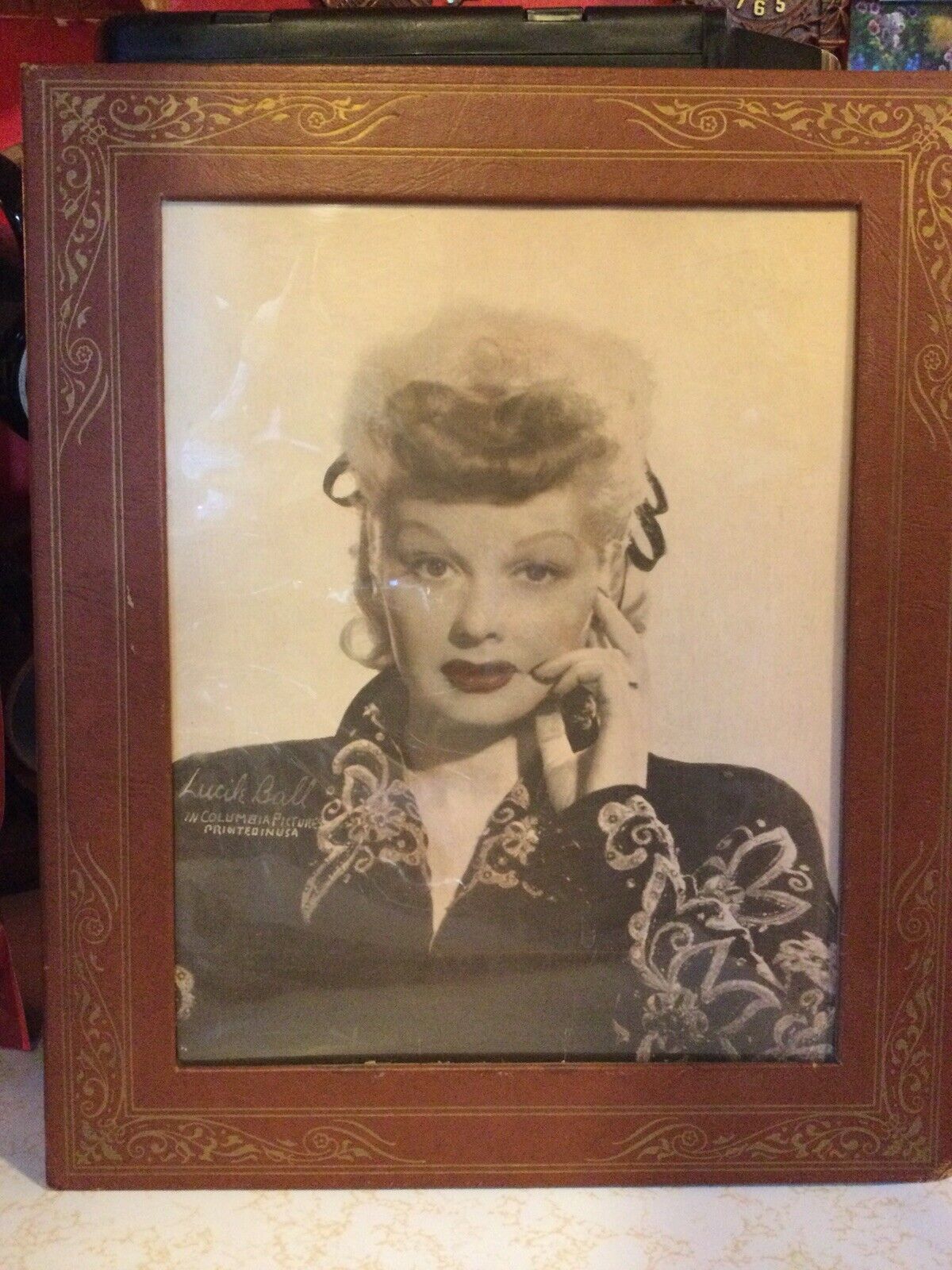 Promotional Photo of Lucille Ball in Cool Vintage Frame - Columbia Pictures