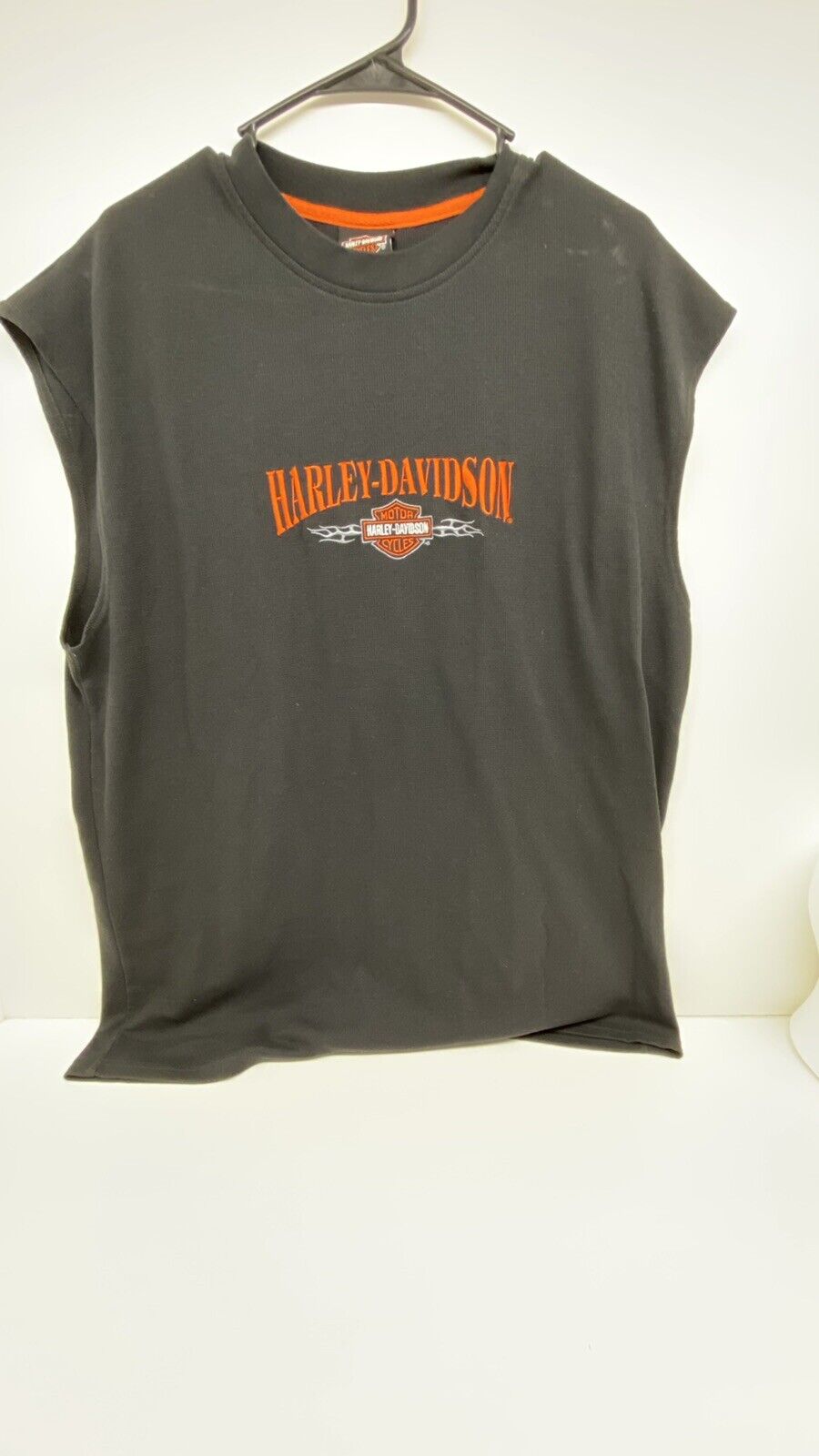 Harley Davidson Men’s Tank Top XL Blk Indy Embroidered West Plainsfield Indiana