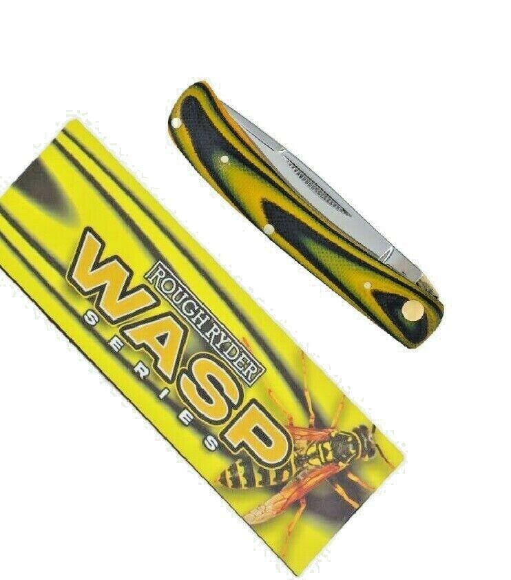 Sod Buster pocket knife Lock Blade EDC Rough Ryder Wasp series
