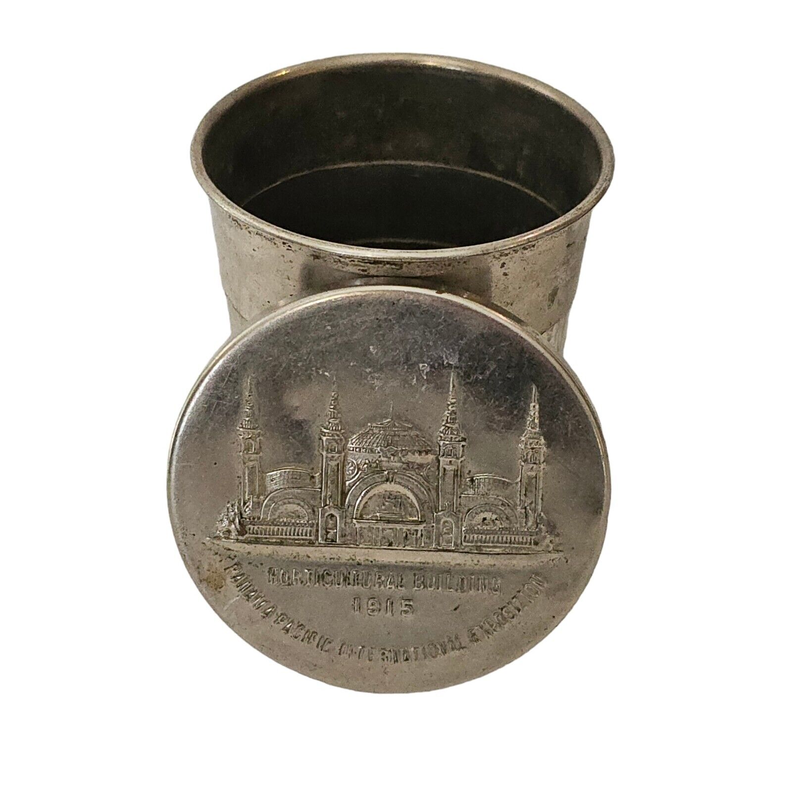 Panama Pacific International Exposition PPIE Horticultural Building 1915 Cup