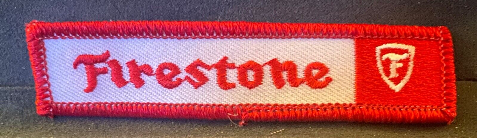 FIRESTONE TIRES ~ AUTOMOBILE ~ EMBROIDERED EMPLOYEE SHIRT PATCH