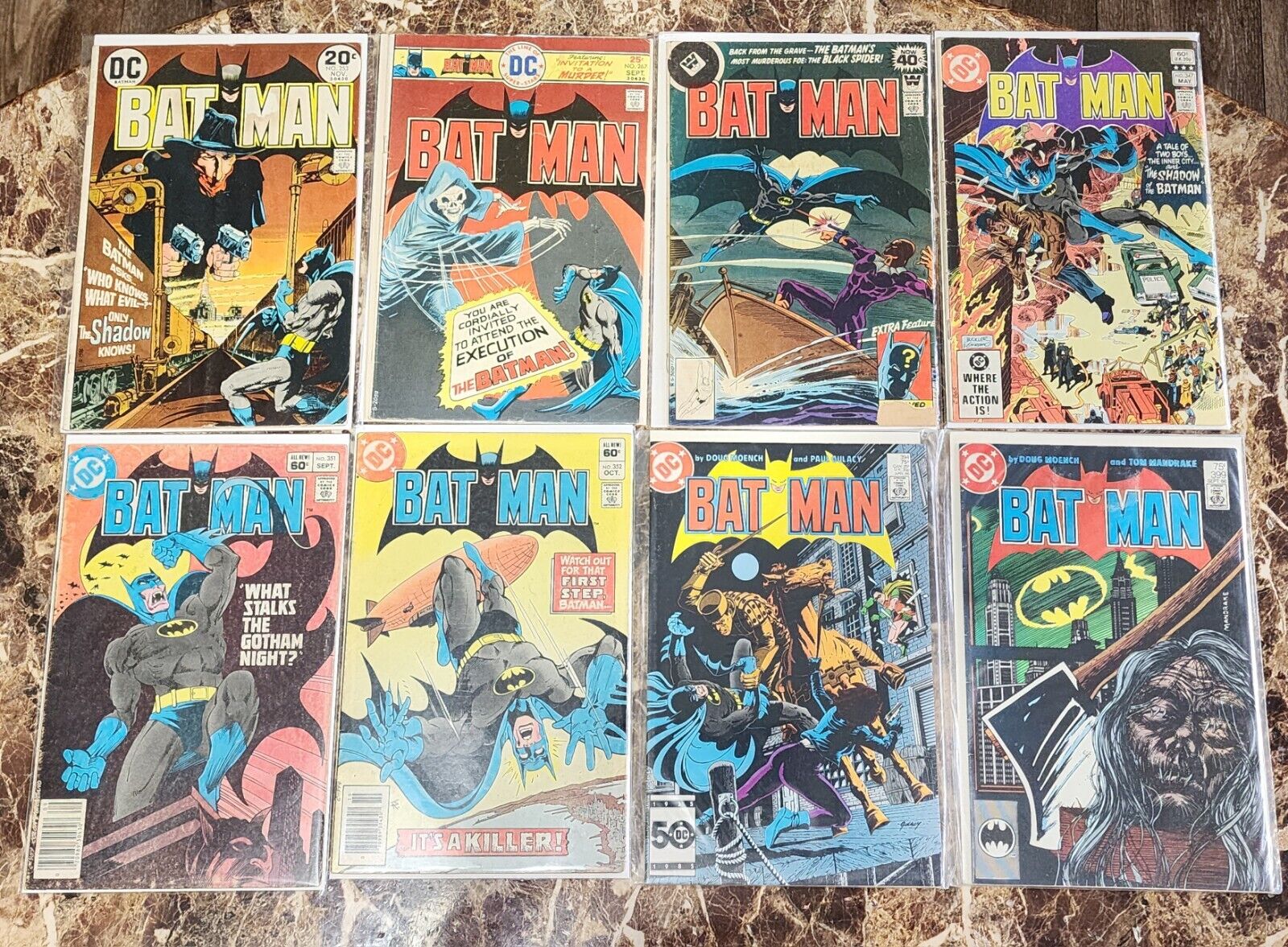 Batman comic book lot of 8 Vintage. Bronze Age. DC. Keys