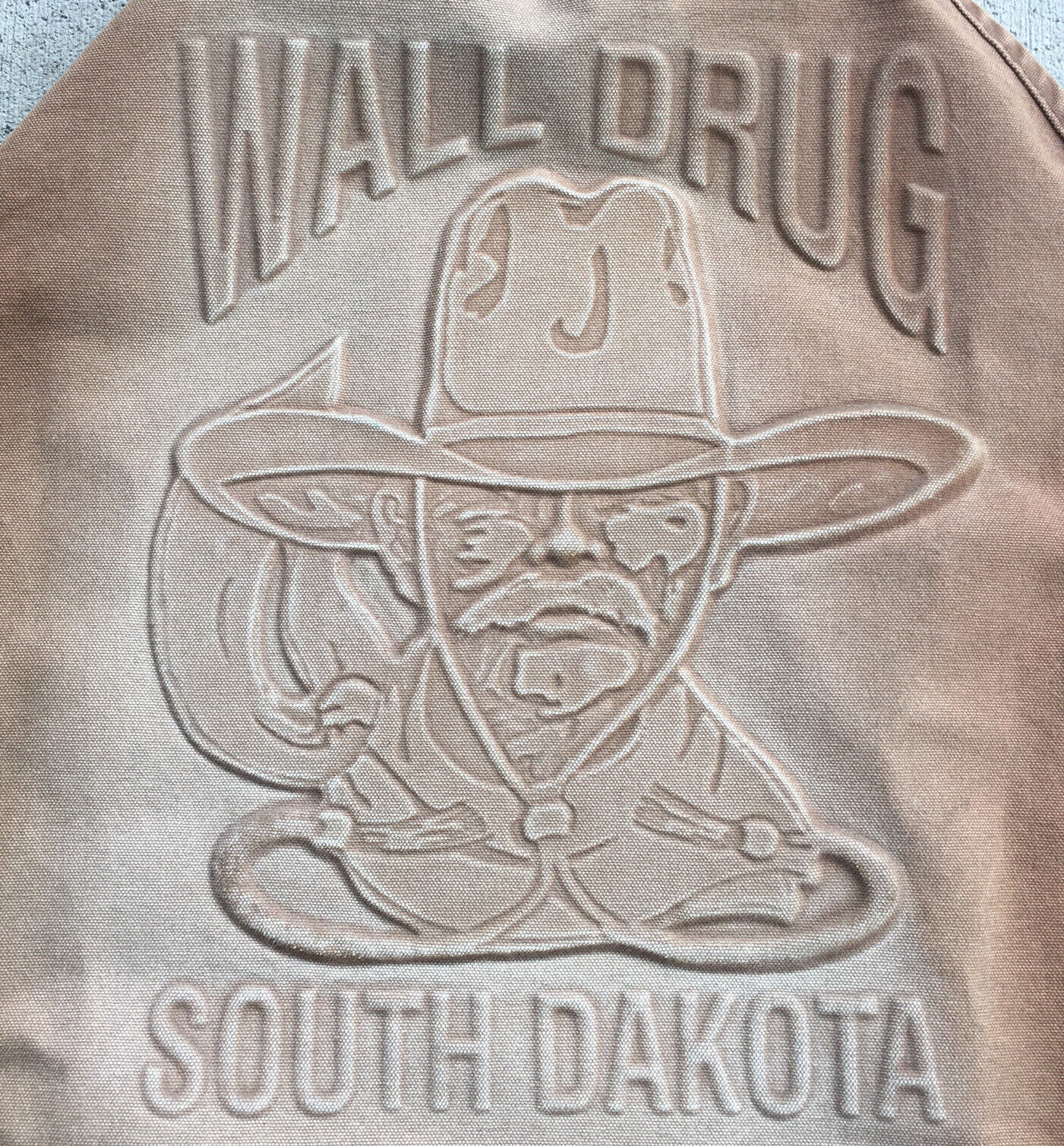 VTG Master Chef Heavy Duty Apron Wall Drug South Dakota Very Rare Made In USA M