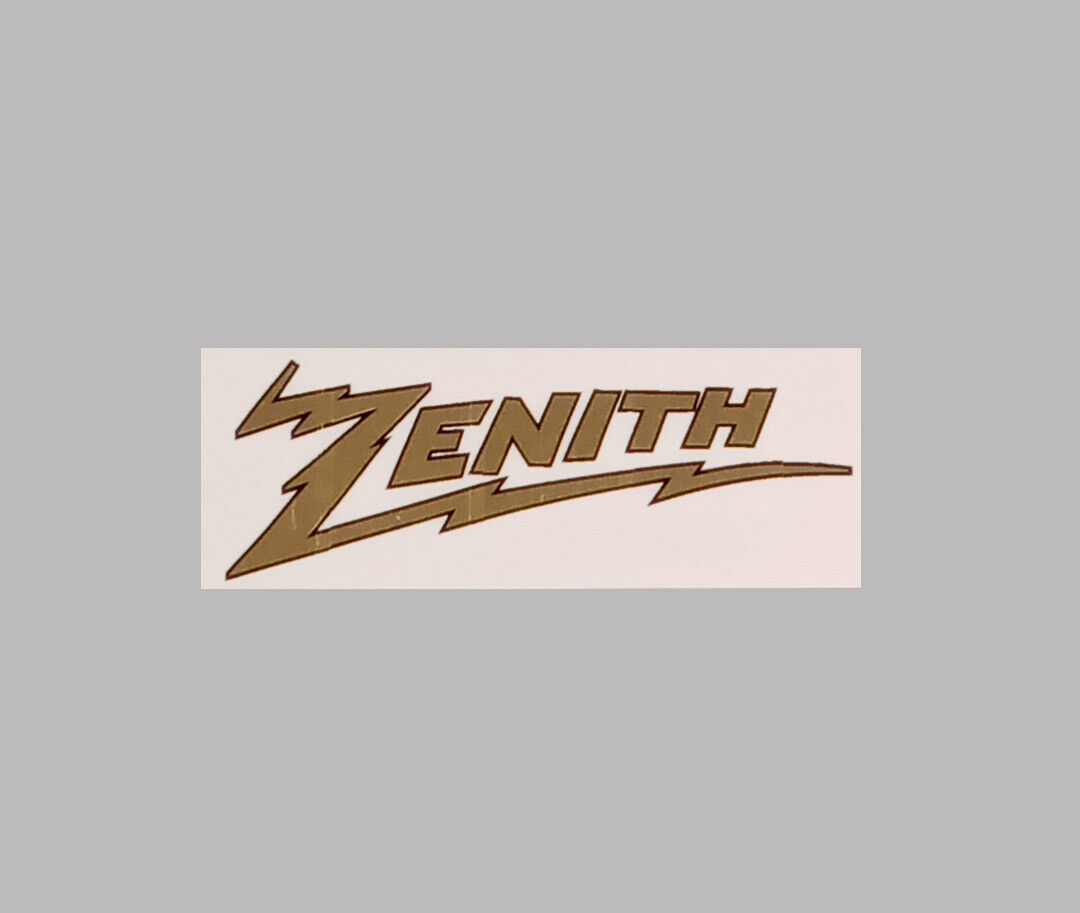 Zenith Radio Logo Water Slide Decal Sticker- Old Antique Wood Vintage Tube Radio