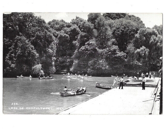 c.1900s Lago De Chapultepec Mexico MX RPPC Real Photo Postcard UNPOSTED