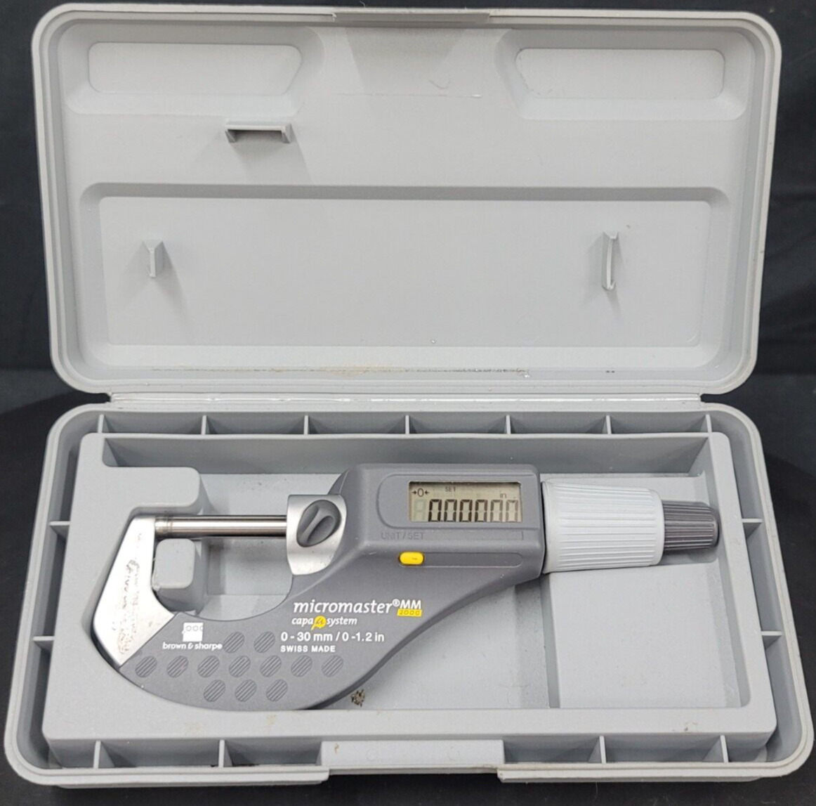Brown Sharp Micromaster MM2000 Digital Micrometer 0-1.2\