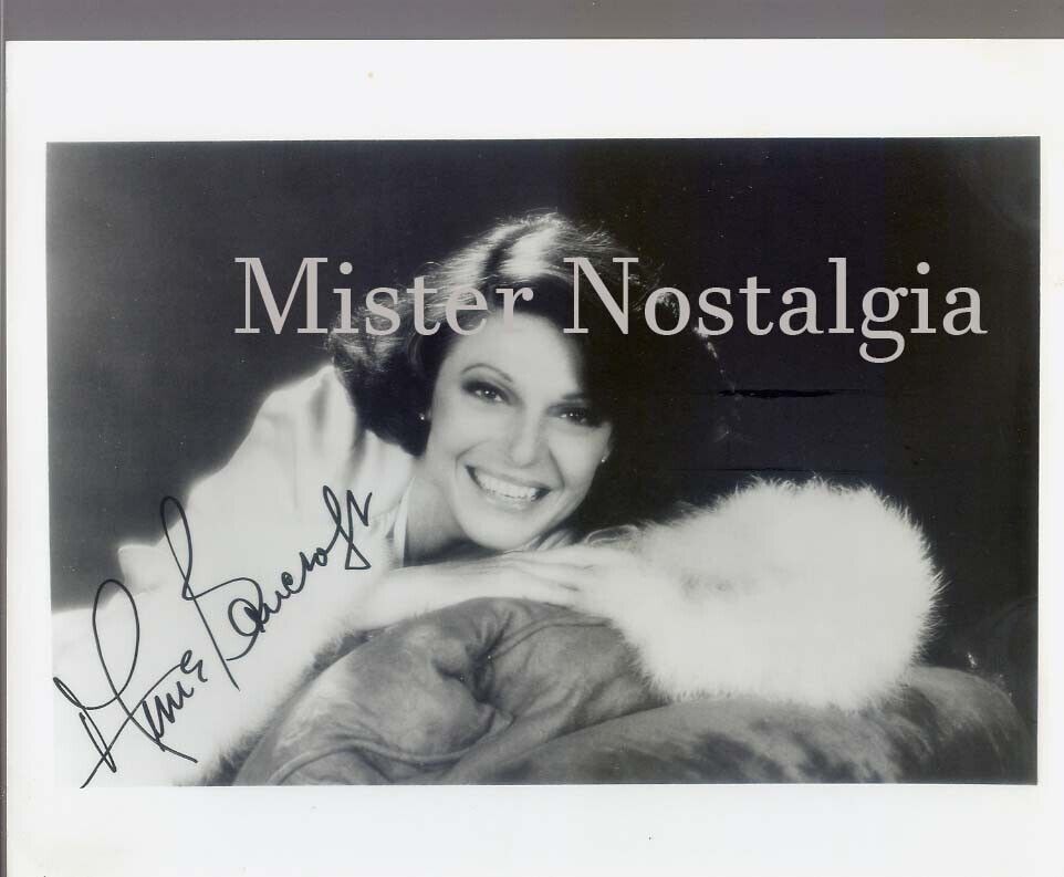 Vintage Photo 1985 Anne Bancroft signed autographed