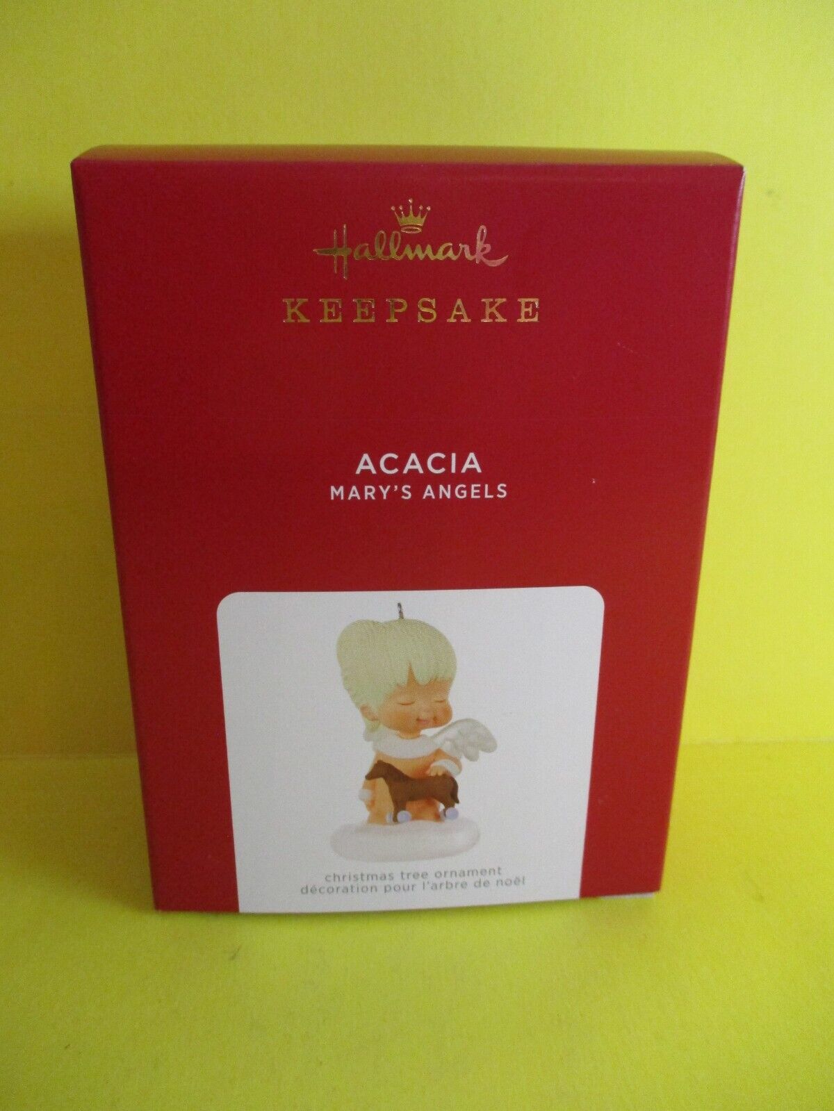 2021 Hallmark Acacia 34th Mary\'s Angels Playing with Toy Horse New MIB