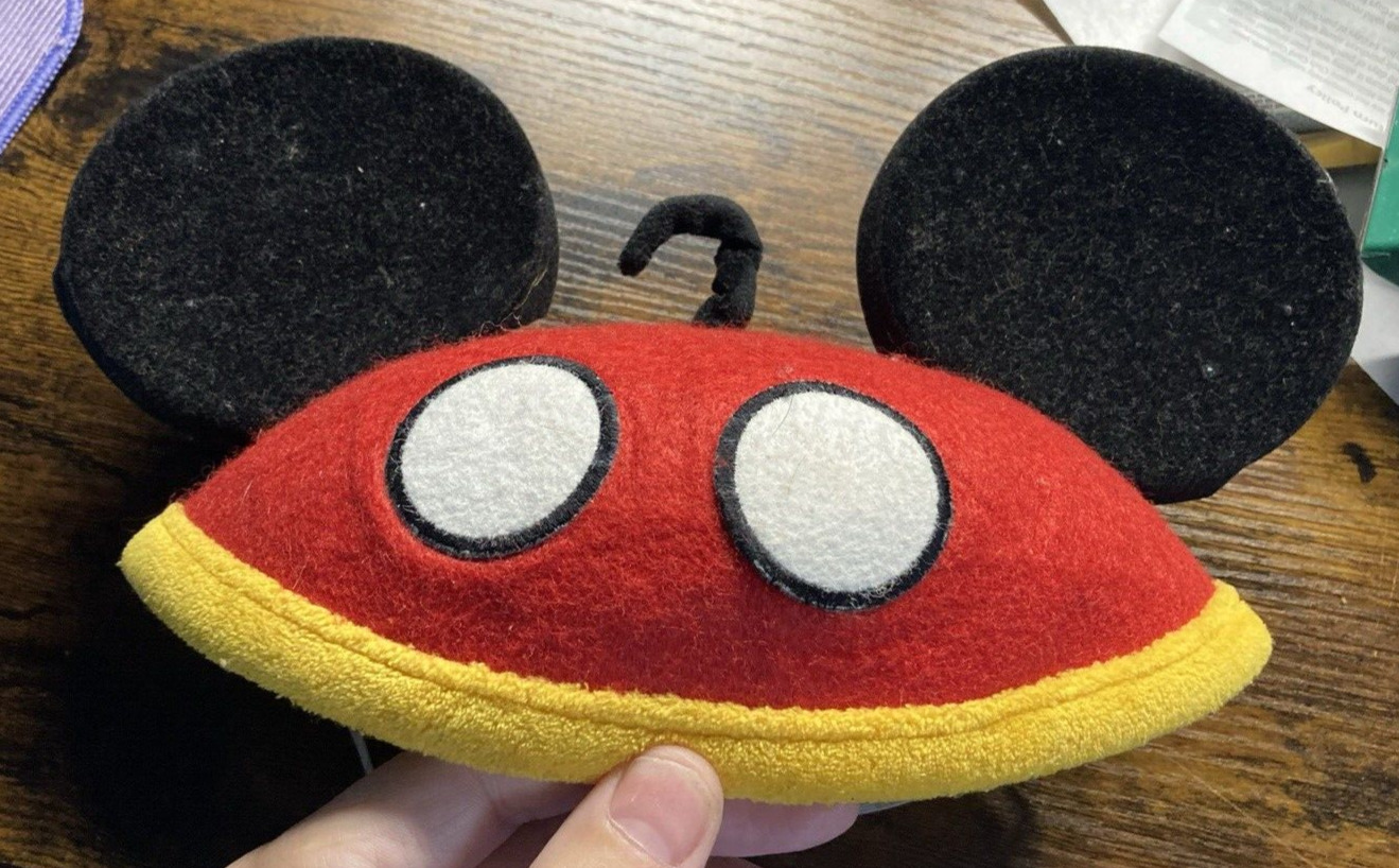 disney parks kids mickey mouse ear hat red pants and mickey mouse tail