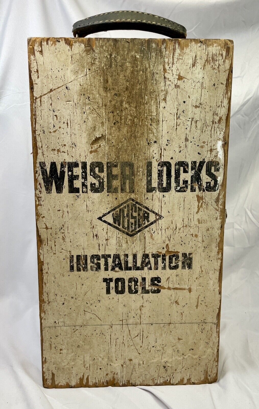 Vintage Weiser Locks Installation Tools in Wood Case 17x9x4.5” Locksmith Set