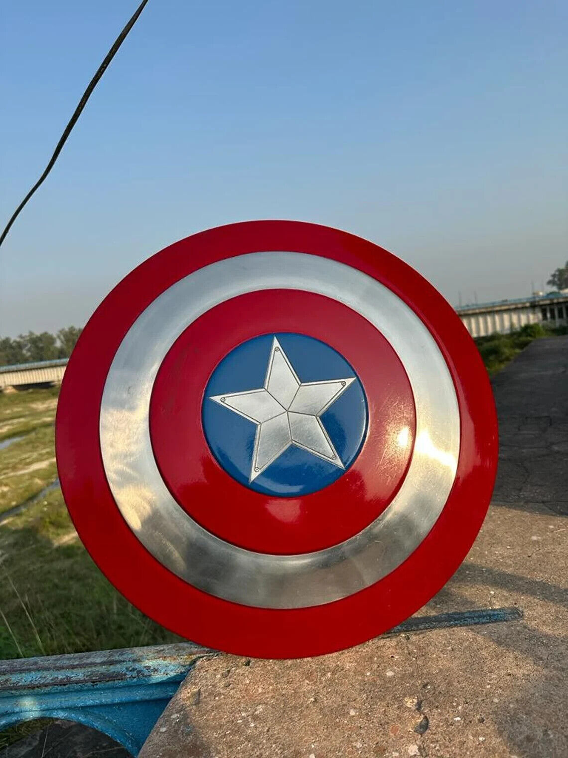 The Falcon and The Winter Soldier Shield: Authentic Metal Captain America Shield