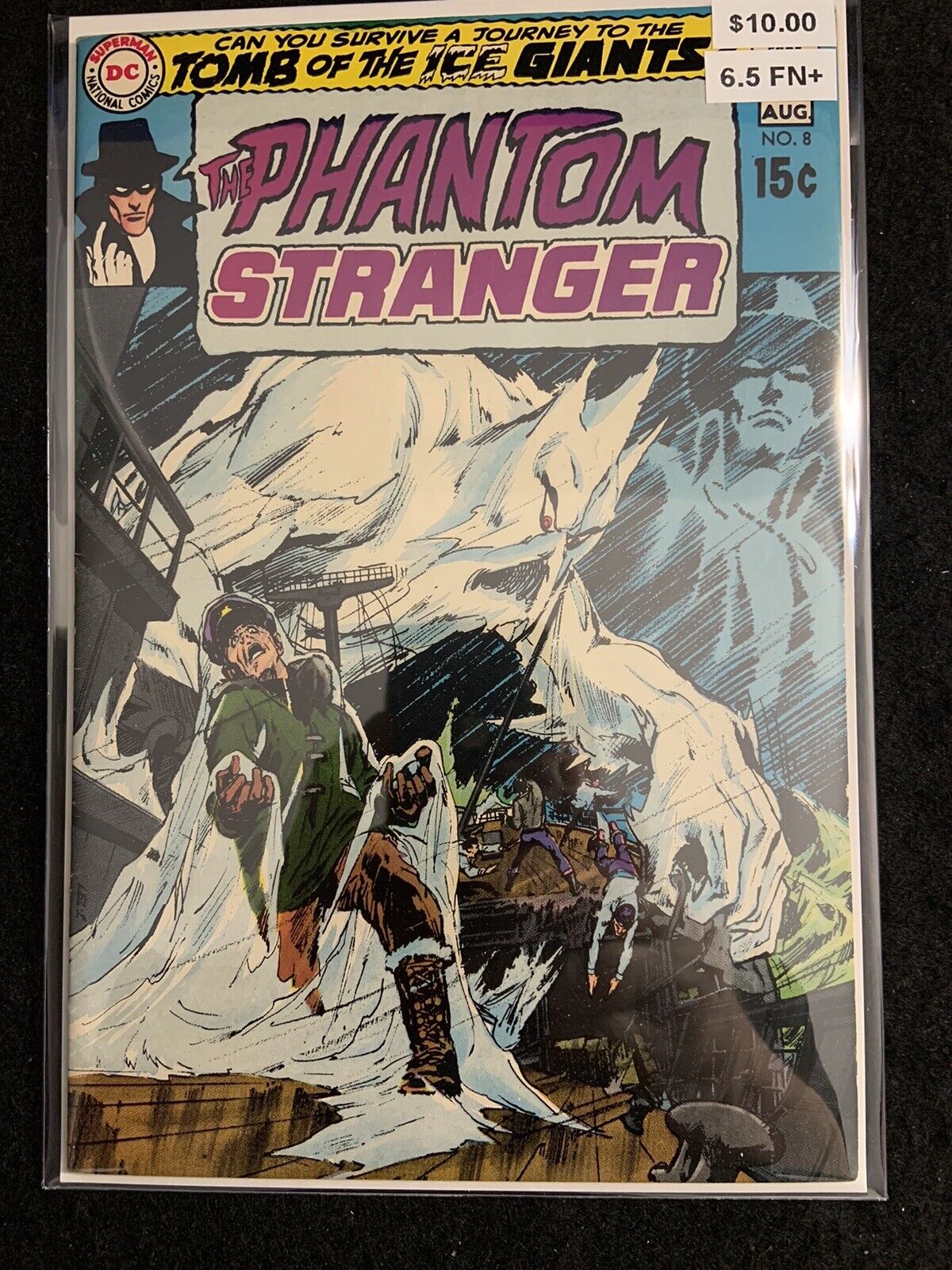 Rare Aug. 1969 #8 The Phantom Stranger 6.5/FN+ BOARDED