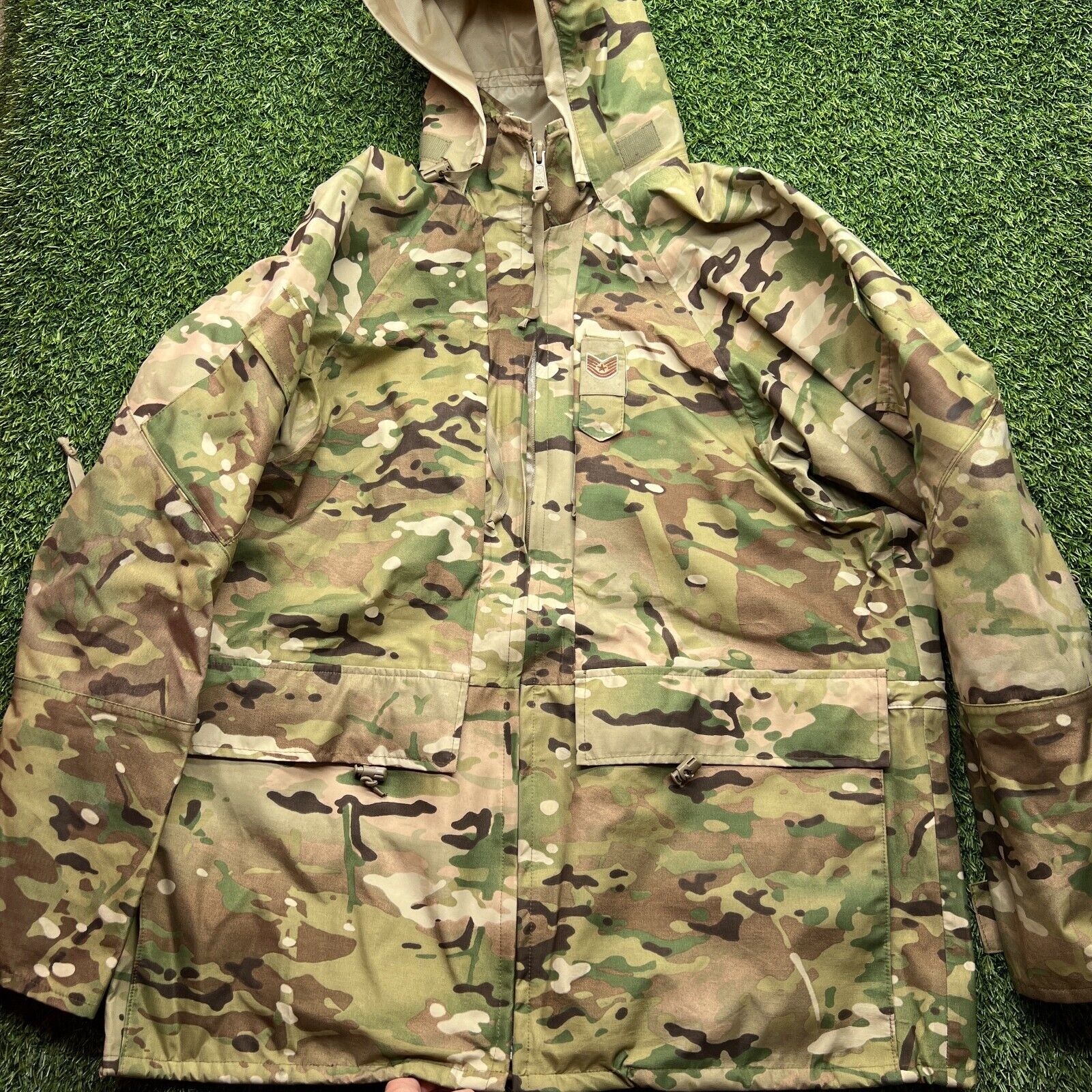 US Military Cold Weather Parka APEC Multicam OCP Hood Goretex Army Large Regular