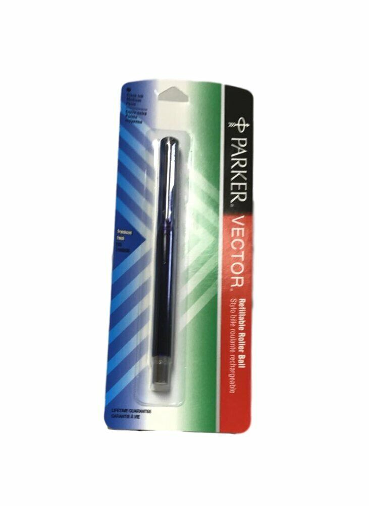 Parker Vector Refillable Roller Ball pen blue ink
