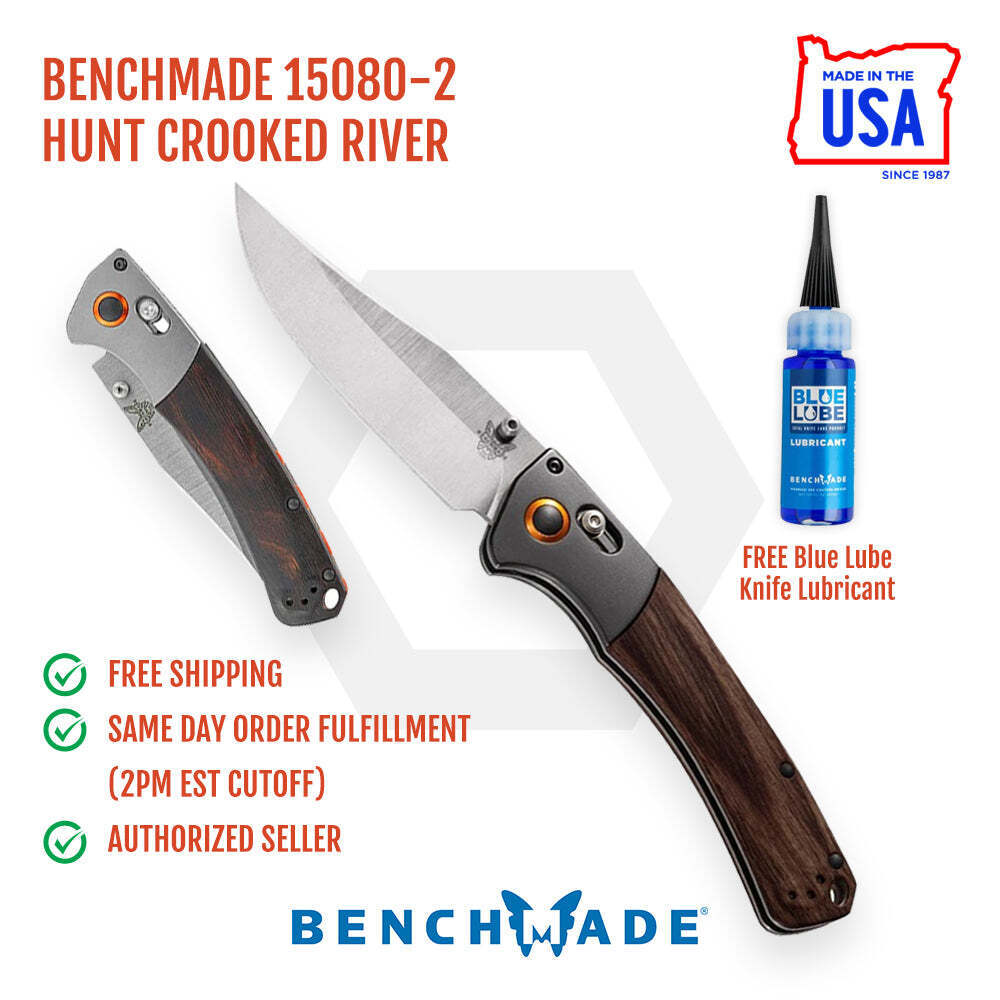 Benchmade 15080-2 Crooked River Folding Knife 4.00\