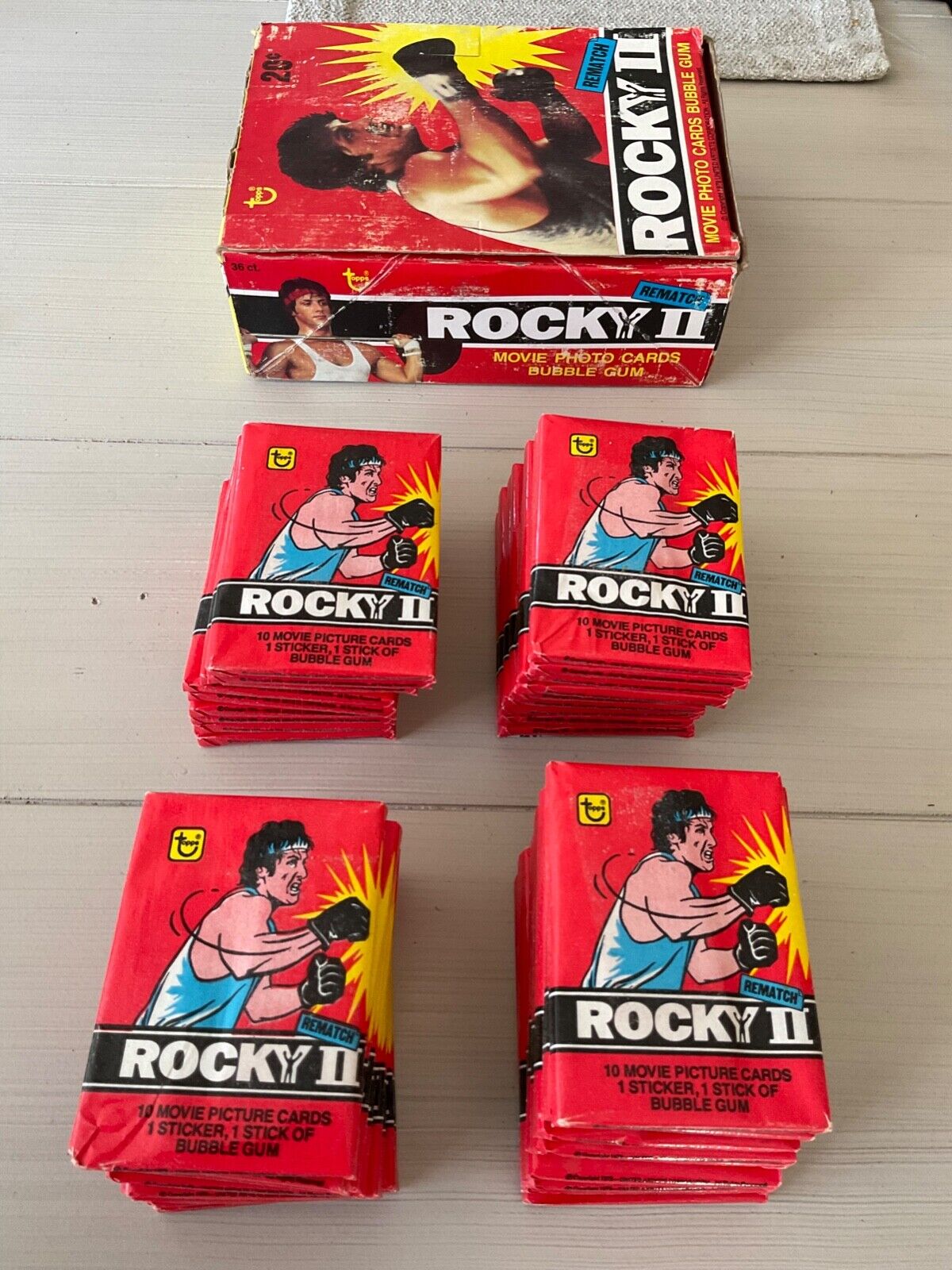 1979 Topps ROCKY II Movie Trading Cards - Sealed Wax Pack