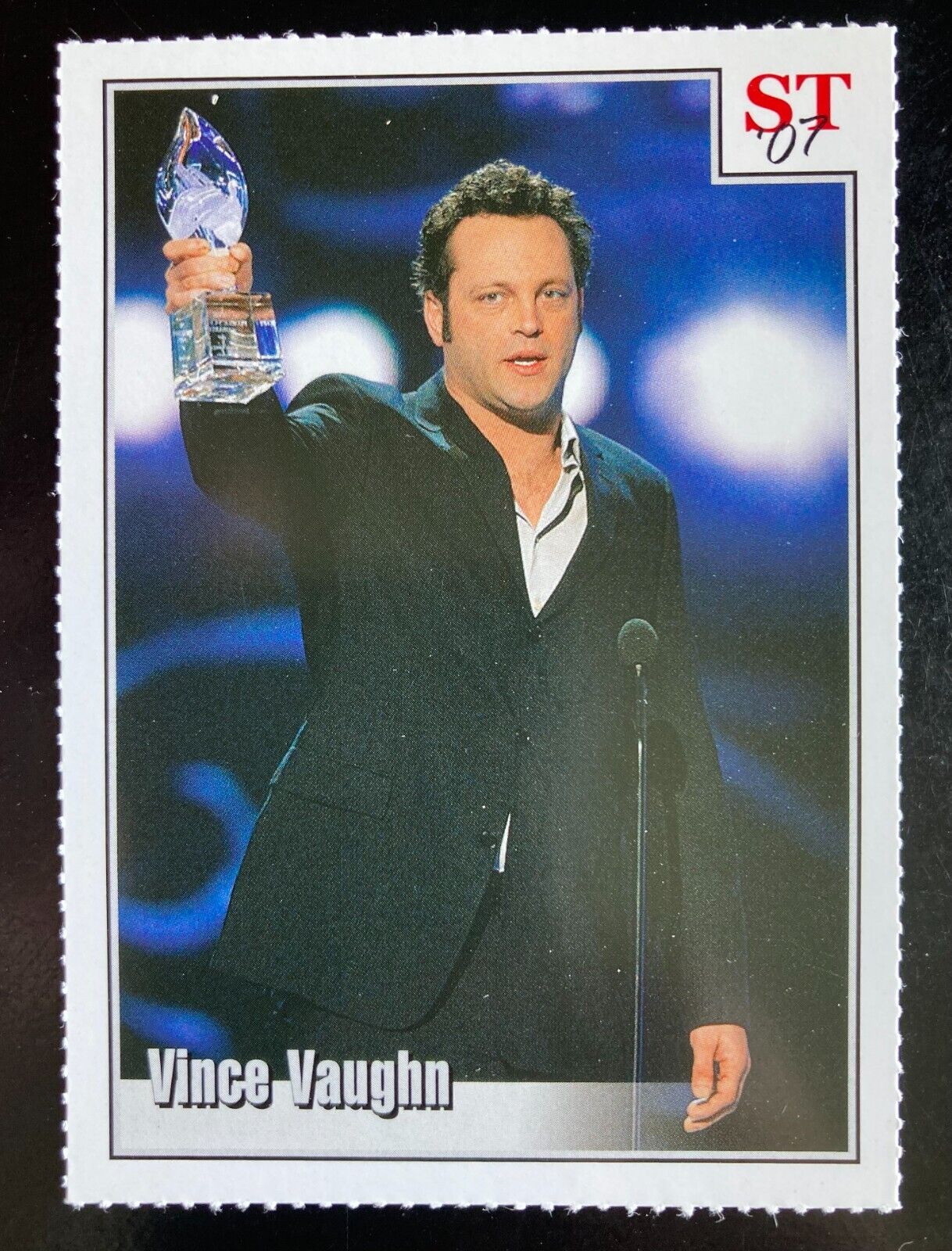 Vince Vaughn trading card-2007 Spotlight Tribute 4-Star Trivia #54