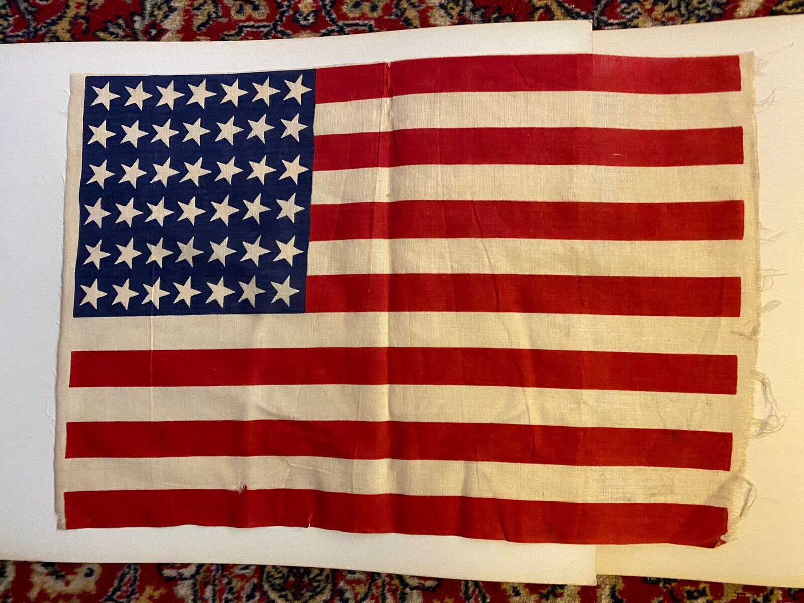 Antique Rare 1889-90 Original 42 Star (Accurate Nov 1889-July 1890) US Flag