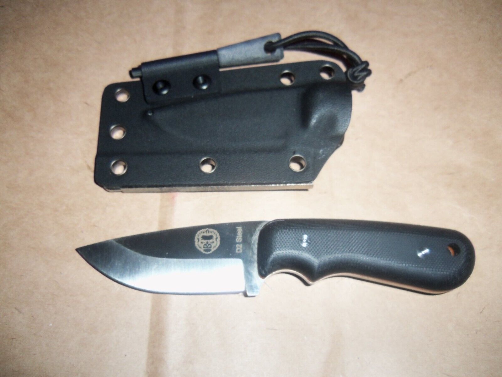 Holtzman Survival Knife | Bushcraft Neck Knife Men\'s Fixed Blade Kydex Sheath...