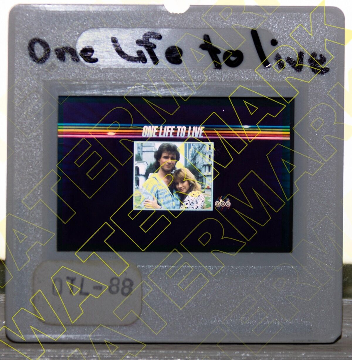 One Life to Live James DePaiva Andrea Evans Cord Tina transparency 35mm slide