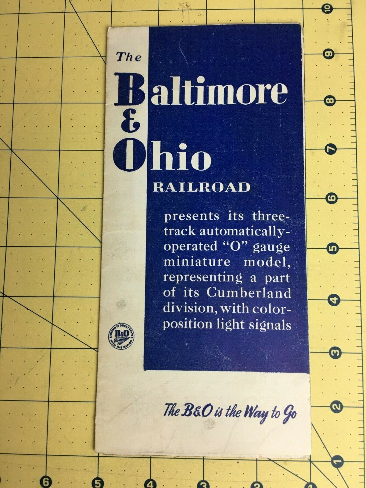 Vintage Brochure The Baltimore & Ohio Railroad \