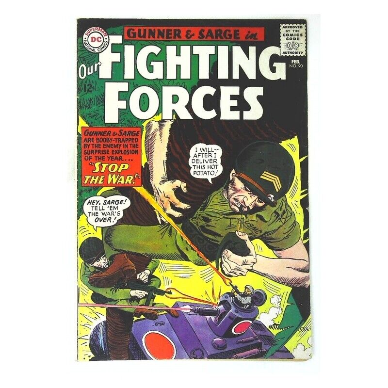 Our Fighting Forces #90 in Fine minus condition. DC comics [j/