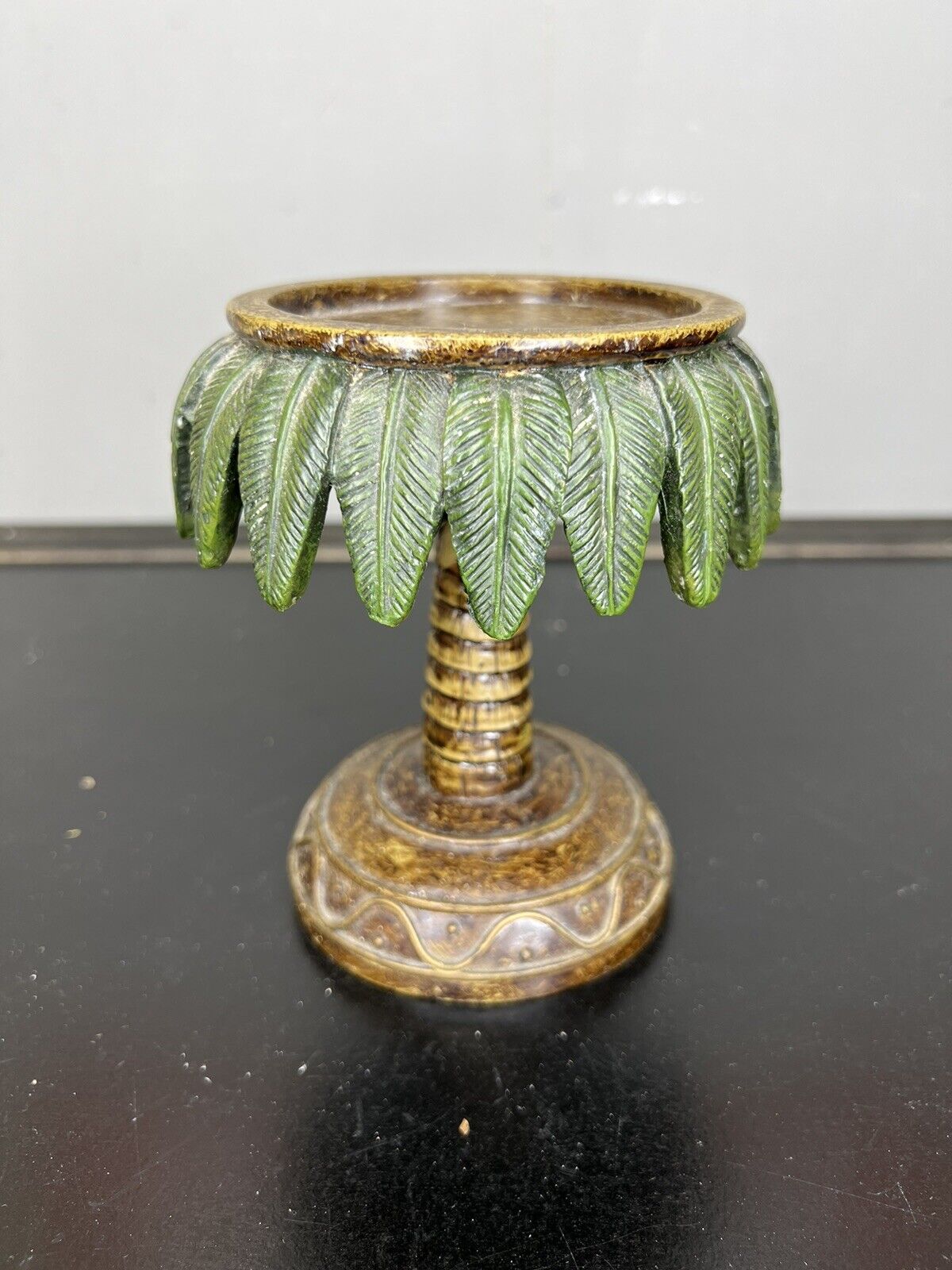 Palm Tree Candle Stand - Pre-Owned