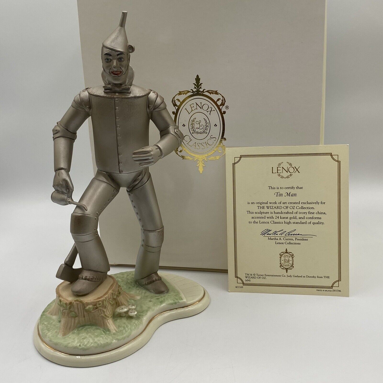 Classic The Wizard of Oz Tin Man Lenox Figurine Collectable with COA