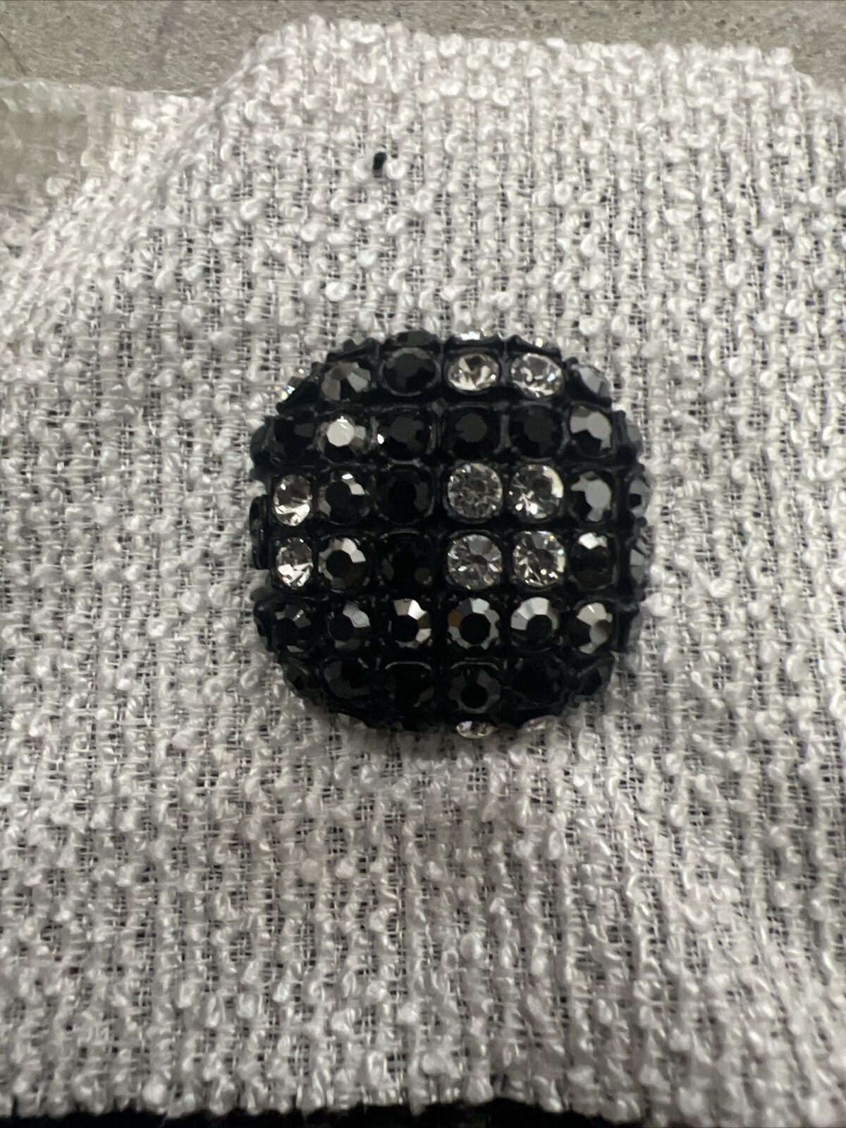 Authentic Chanel Rhinestone Button