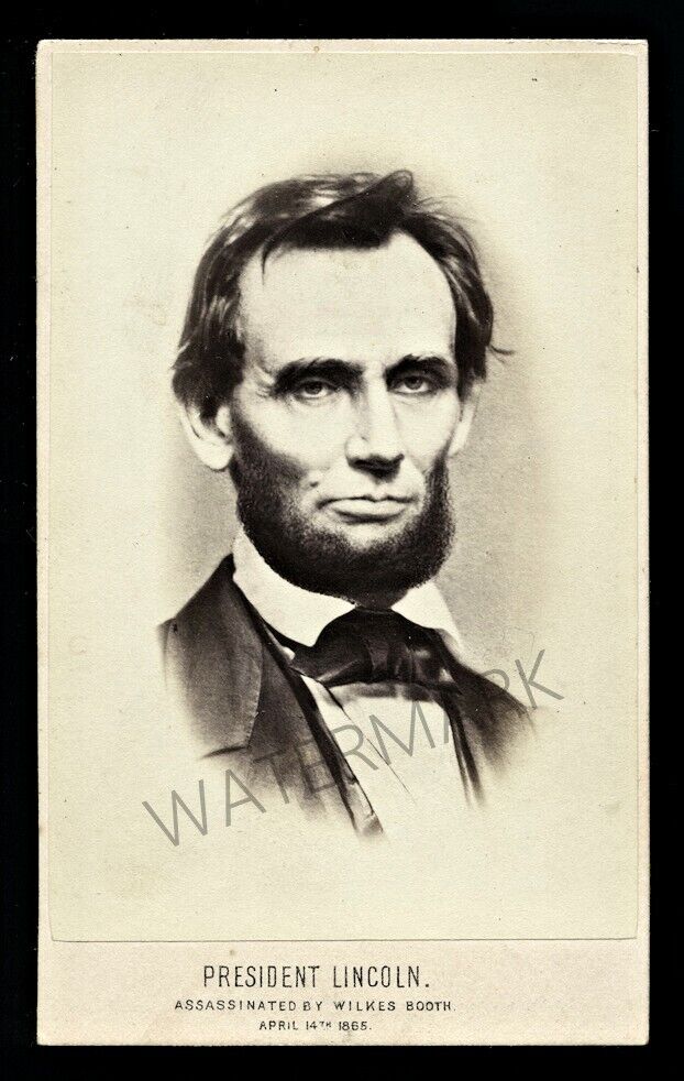 A++ Example Abraham Lincoln by London Stereoscopic Co. 1860s CDV Photo Rare