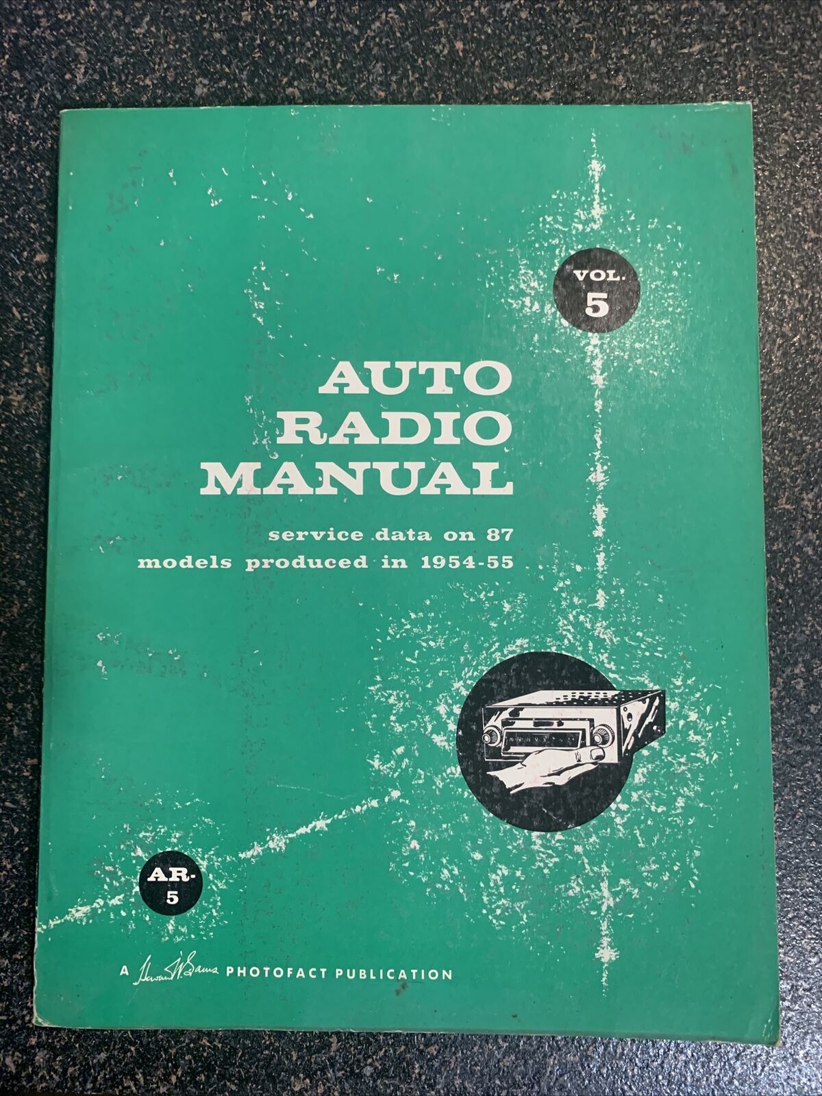 Vintage 1954 To 1955 Auto Radio Manual Vol 5-Photofact Publication