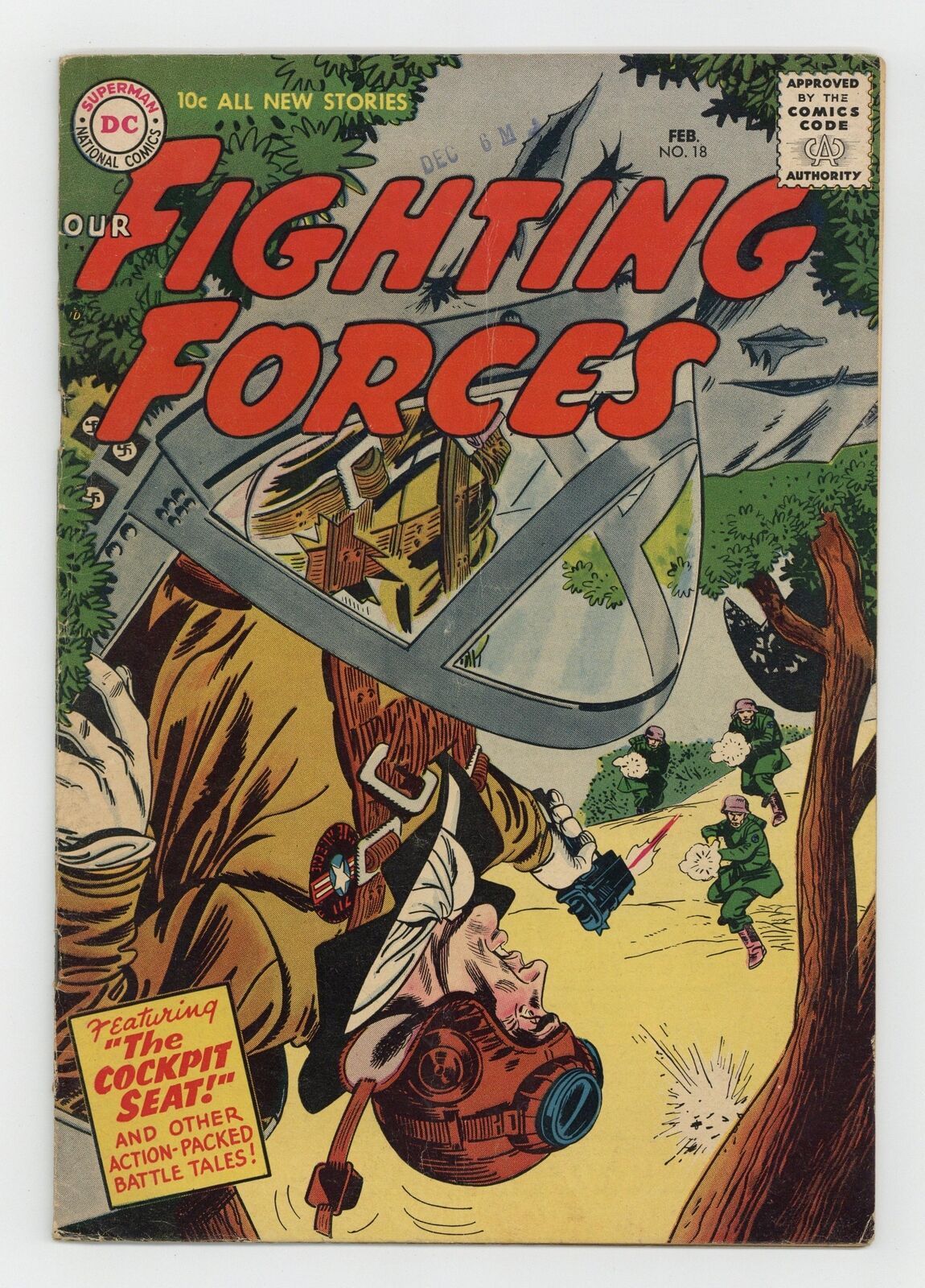Our Fighting Forces #18 VG- 3.5 1957