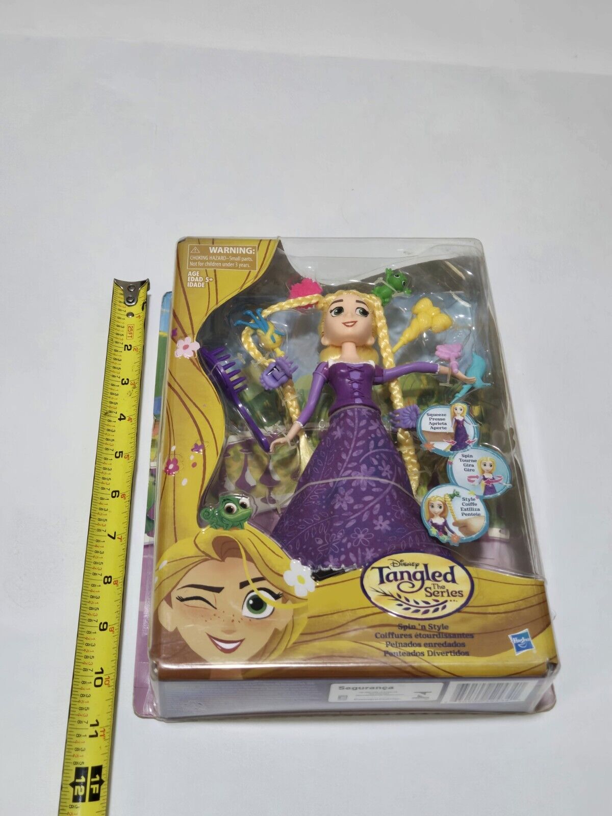 Disney TANGLED The Series (Spin \'n Style) Rapunzel Doll 2016 Hasbro NIB