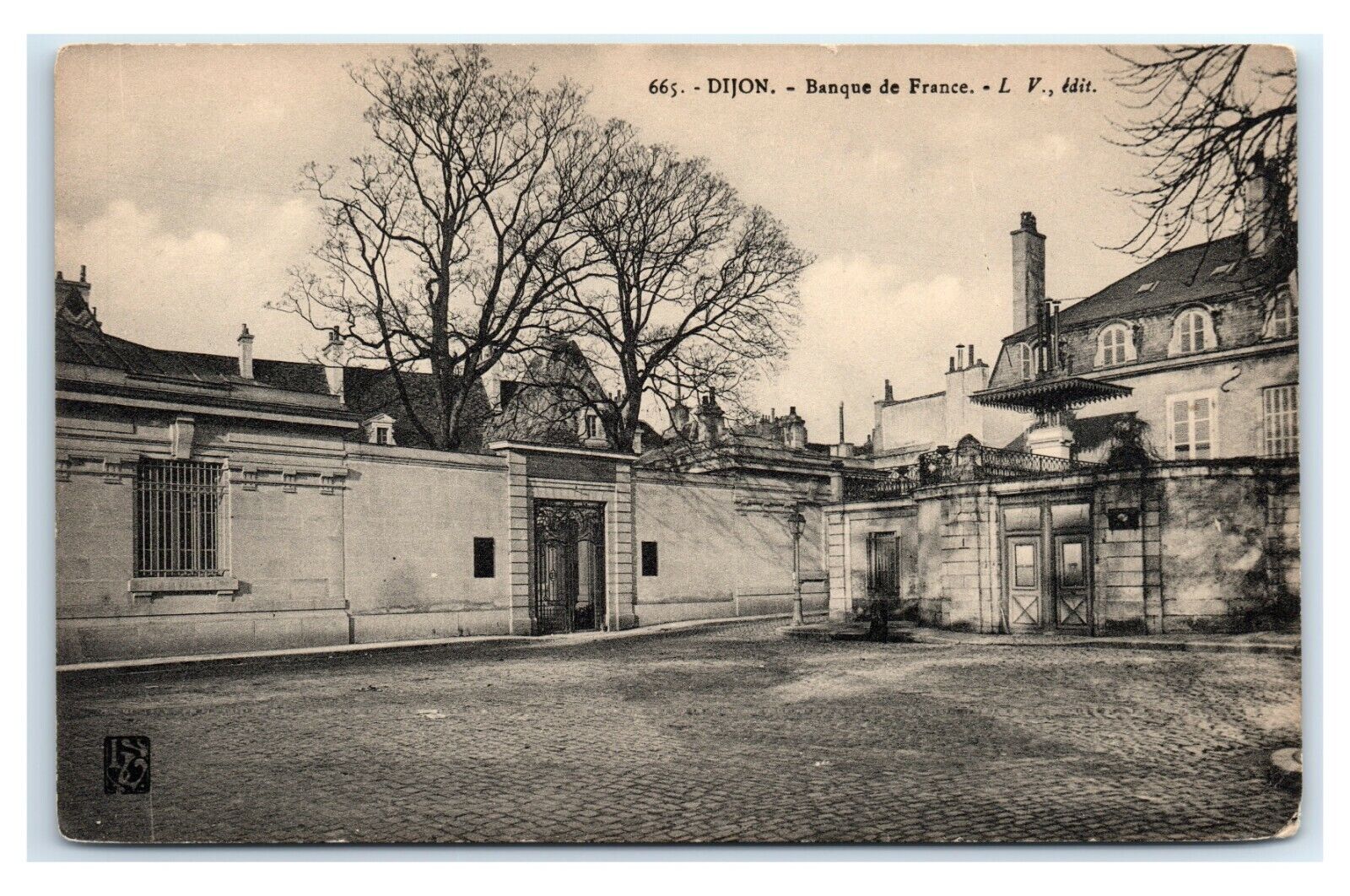 Postcard Dijon - Banque de France H24