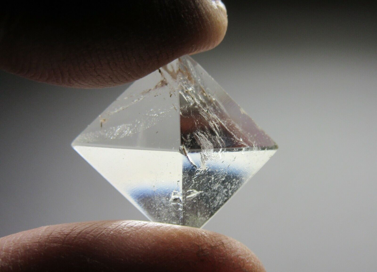 Quartz Natural Crystal Mini Pyramid Chakra Healing Energized QP-4 Reiki