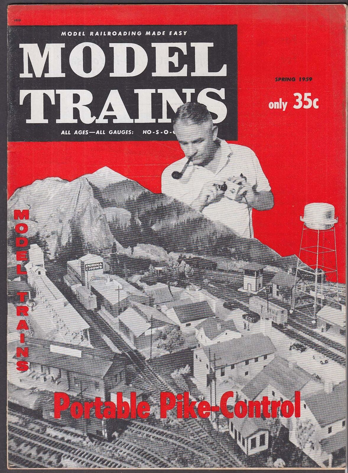 MODEL TRAINS Portable Pike-Control Tenshodo Pittman Athearn Kadee ++ Spring 1959