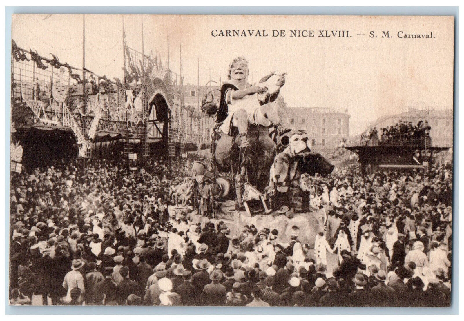 Nice France Postcard Carnaval De Nice XLVIII SM Carnaval c1910 Antique
