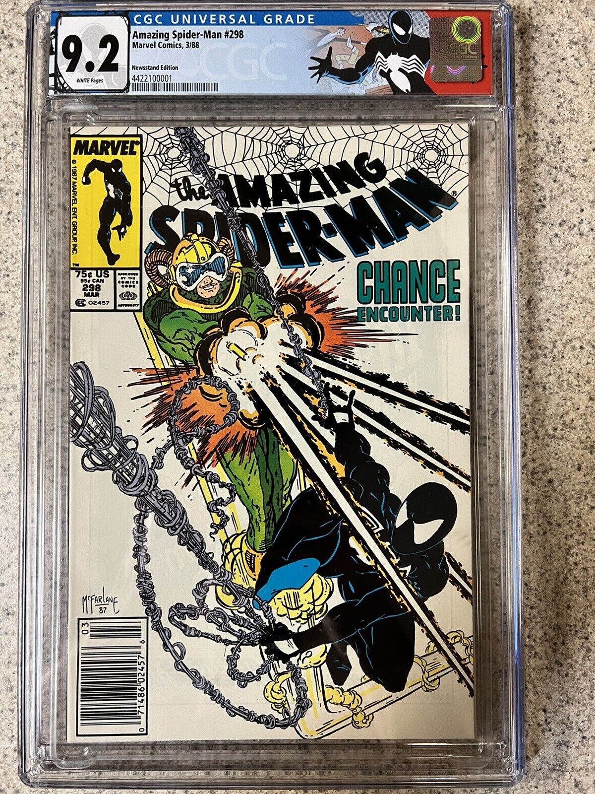 Amazing Spider-man 298 CGC 9.2 Marvel 1988 Newsstand